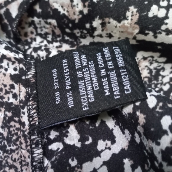 Le Chateau Snakeprint Tank Blouse XXS - Picture 4 of 4